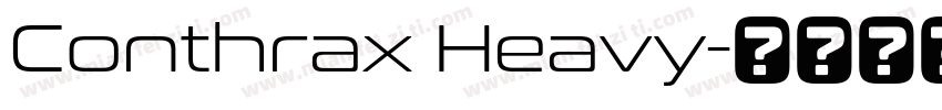 Conthrax Heavy字体转换